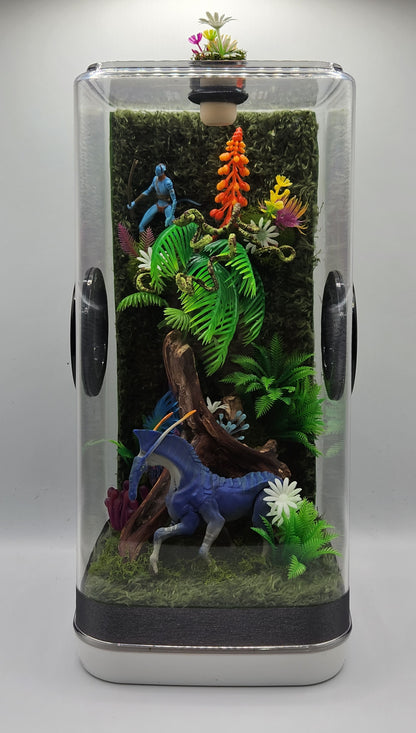 6"x6"x12" Tall Avatar Themed Jumping Spider Enclosure