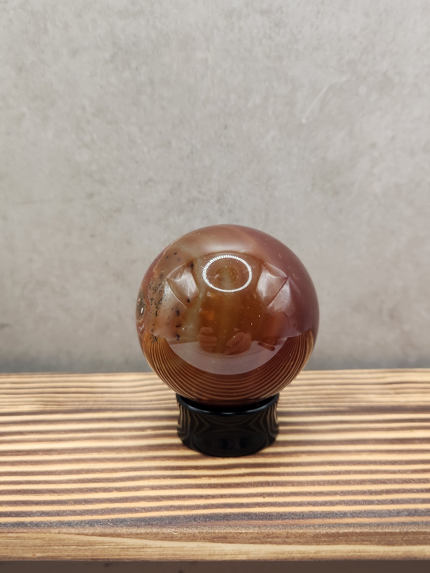 Carnelian Natural Crystal Sphere